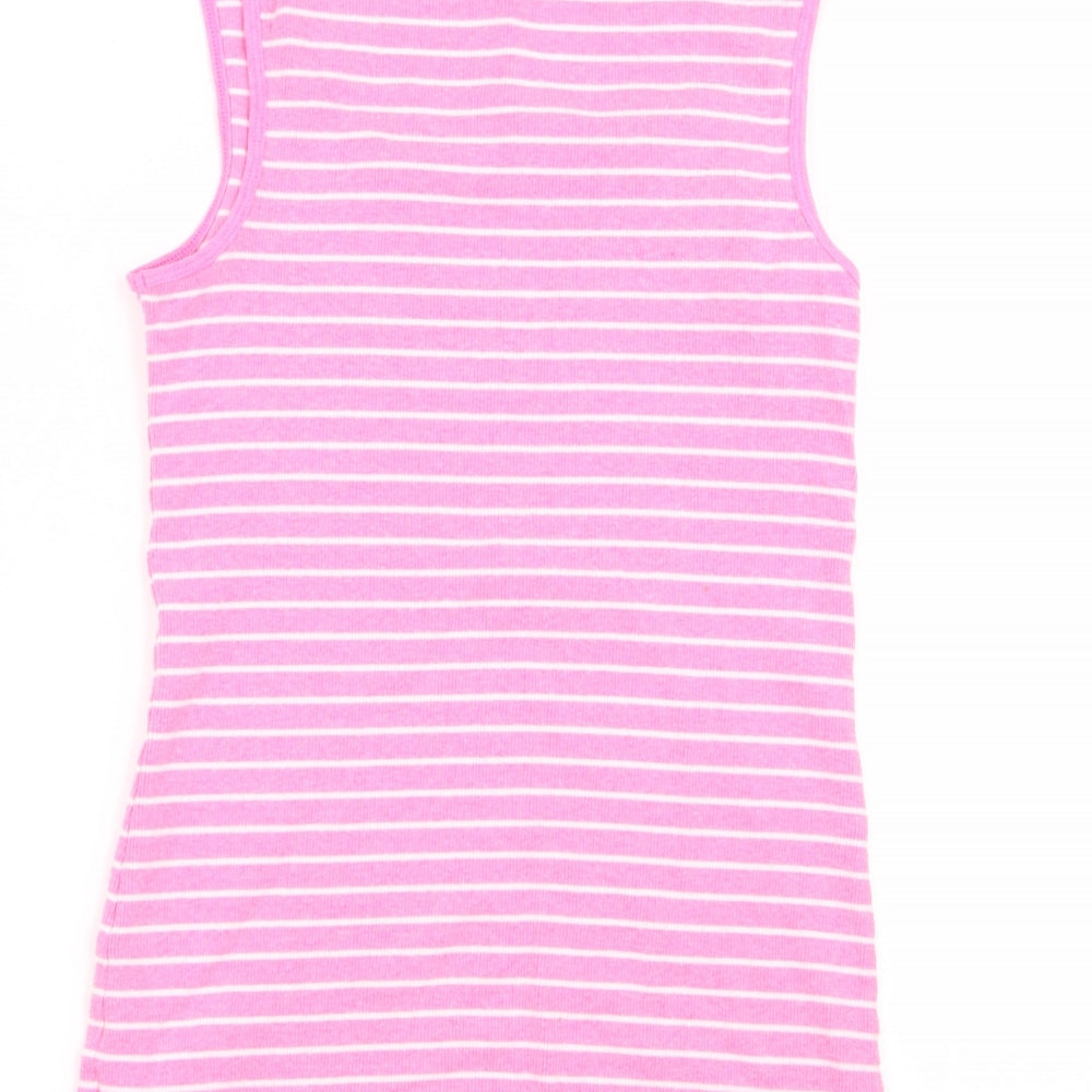 Gap Womens Multicoloured Striped Basic Tank Size M
