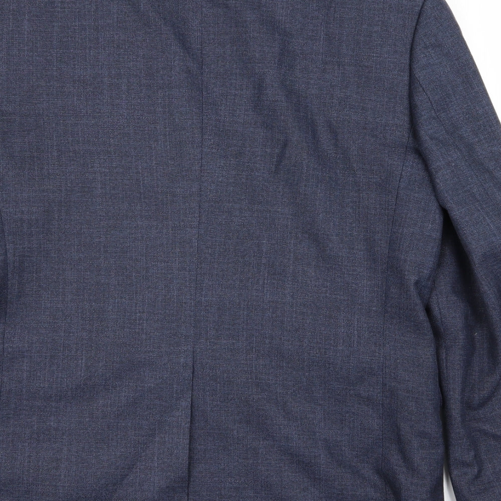 Cedarwood State Mens Blue Jacket Blazer Size S