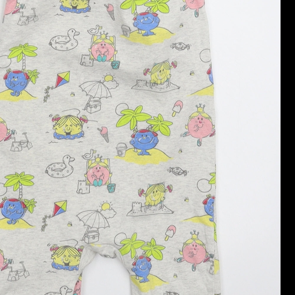 F&F Baby Grey Babygrow One-Piece Size 3-6 Months