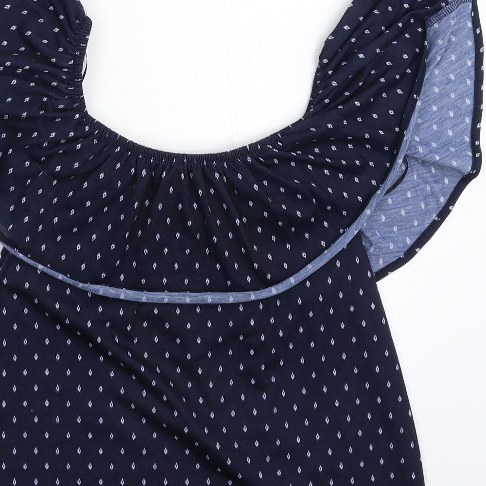 H&M Womens Blue Basic T-Shirt Size XS