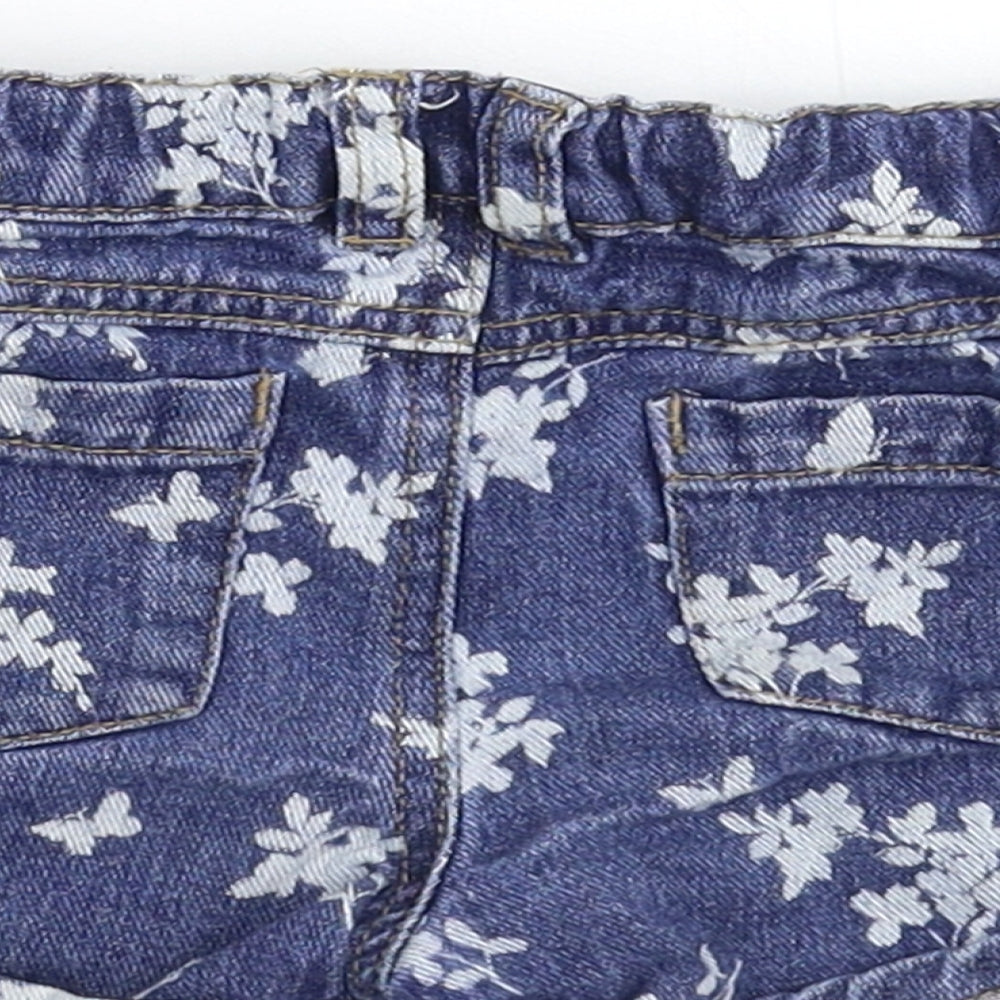 Very Girls Blue Denim Hot Pants Shorts Size 2-3 Years