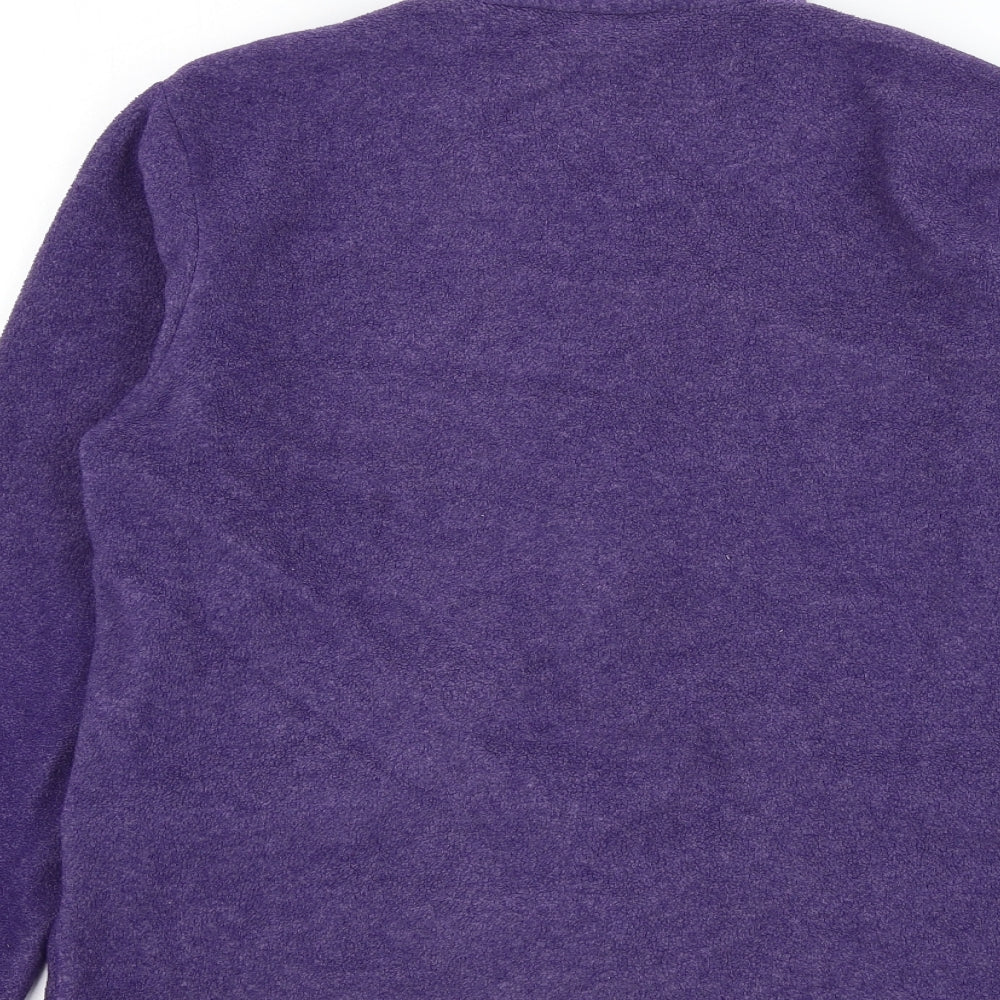 Joie De Vivre Womens Purple Full Zip Jumper Size M