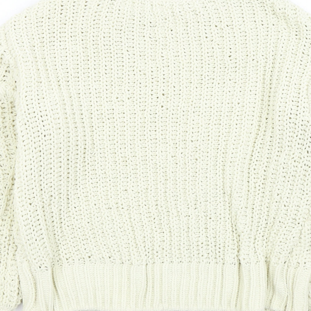 H&M Womens Beige Pullover Jumper Size S