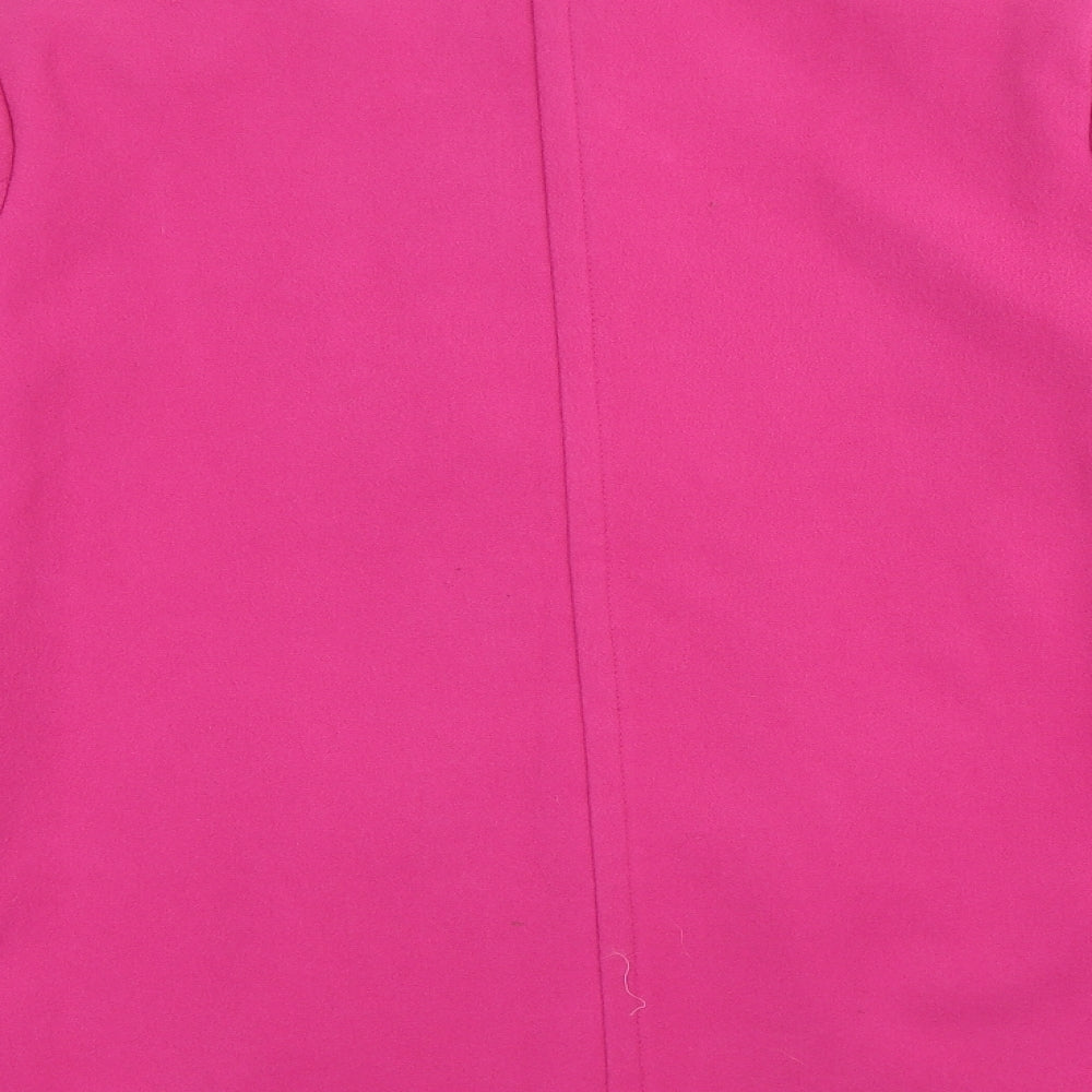 Warehouse Womens Pink Overcoat Coat Size 14