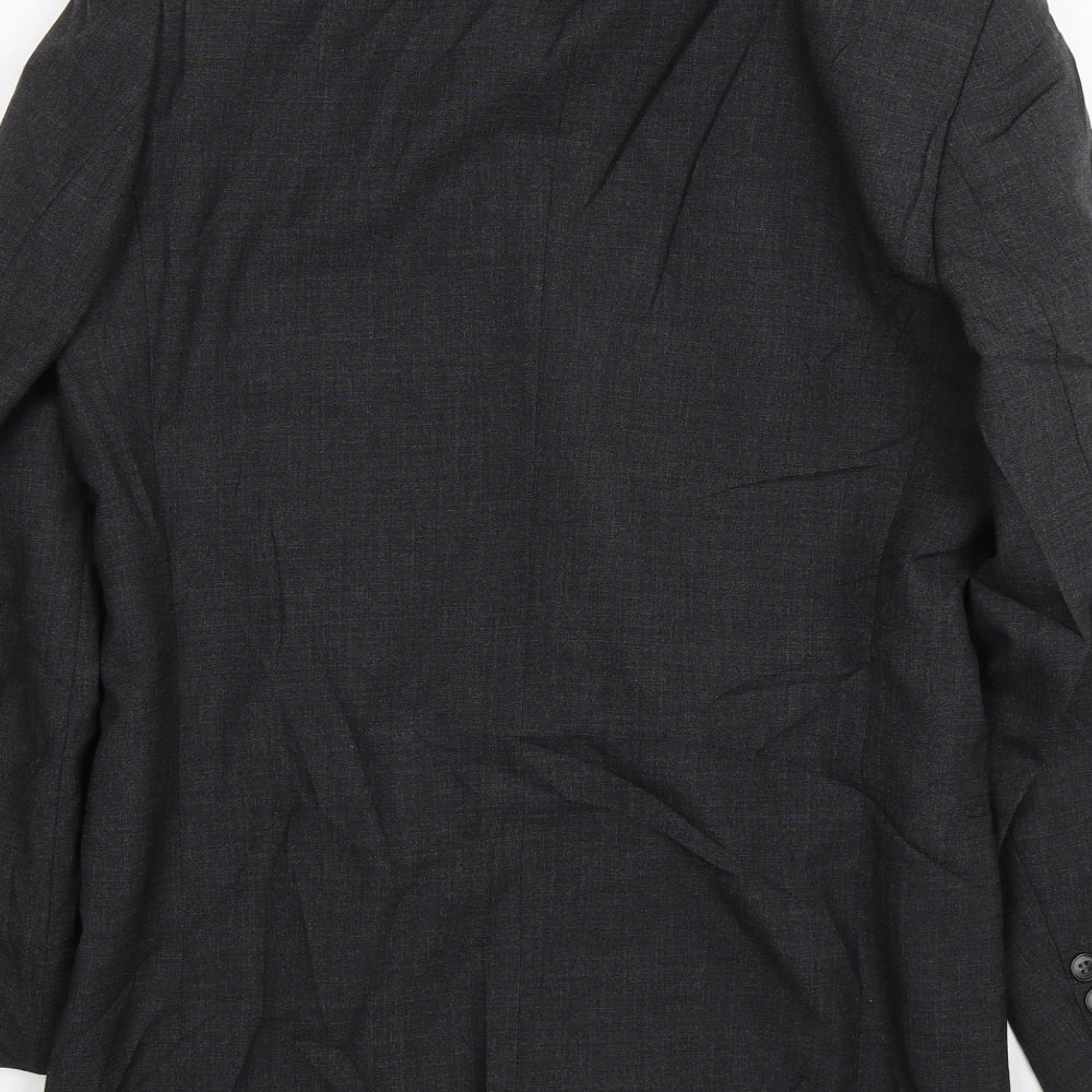 Dormeuil Mens Grey Jacket Suit Size 46