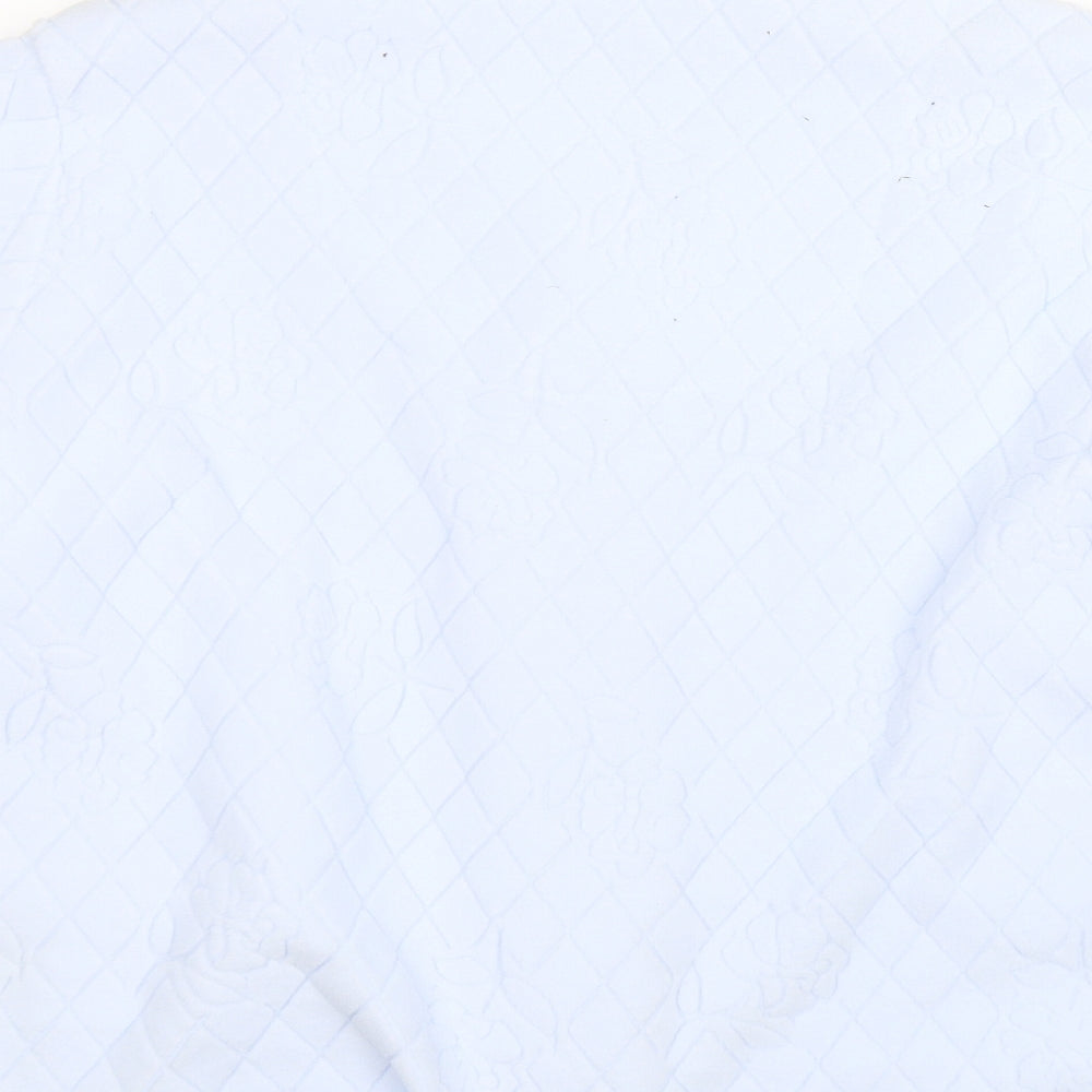 Marks & Spencer Womens Blue Argyle/Diamond Top Pyjama Top Size 12