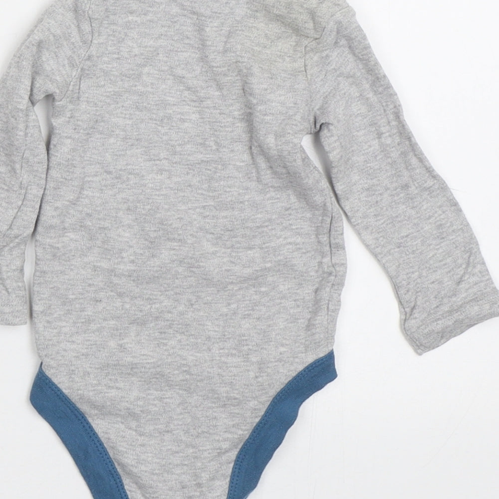 TU Baby Grey Babygrow One-Piece Size 3-6 Months