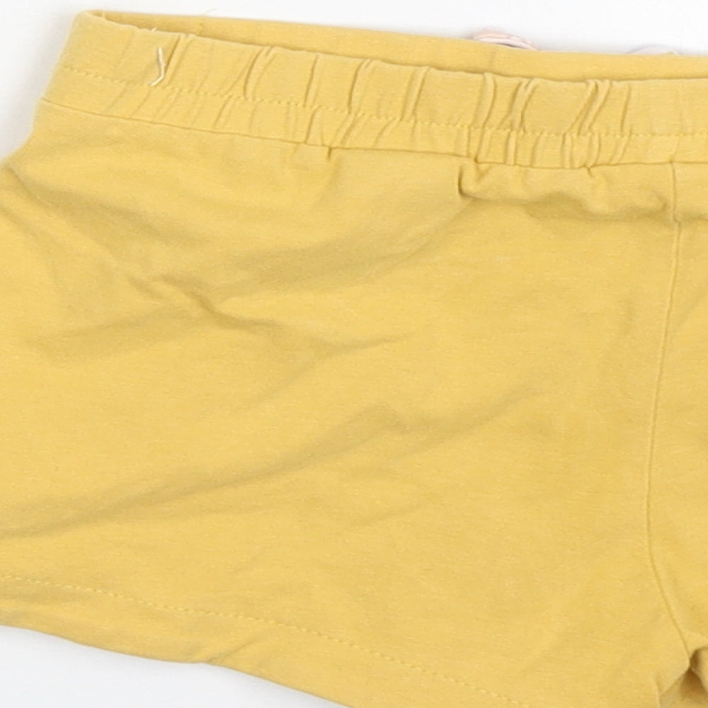 Tommy Bahama Girls Yellow Sweat Shorts Size 2-3 Years