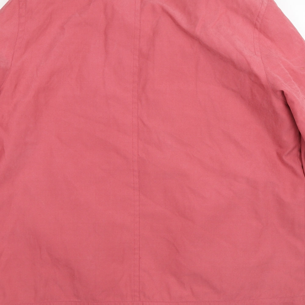 BHS Womens Pink Overcoat Coat Size 16