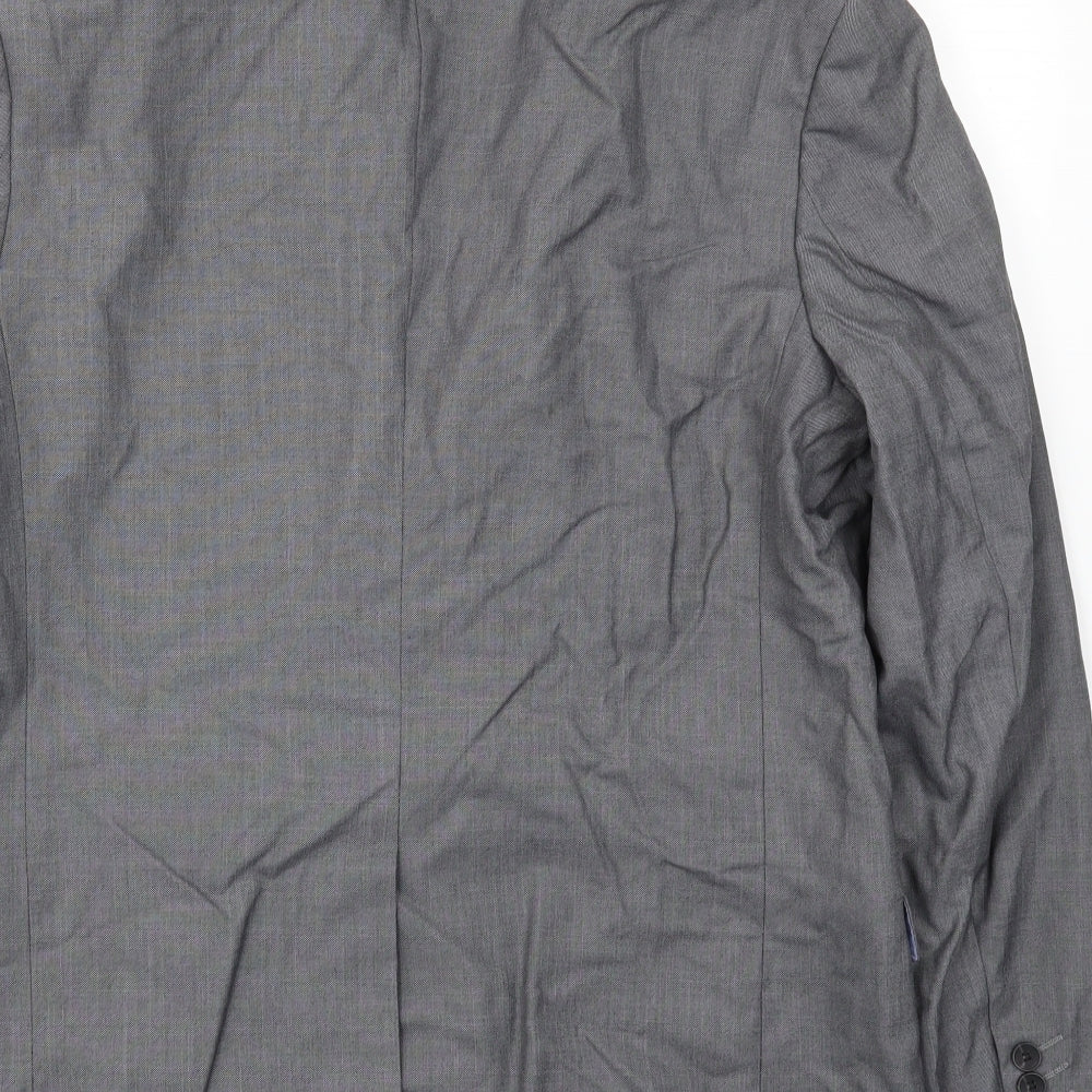 Cedarwood State Mens Grey Jacket Blazer Size 42