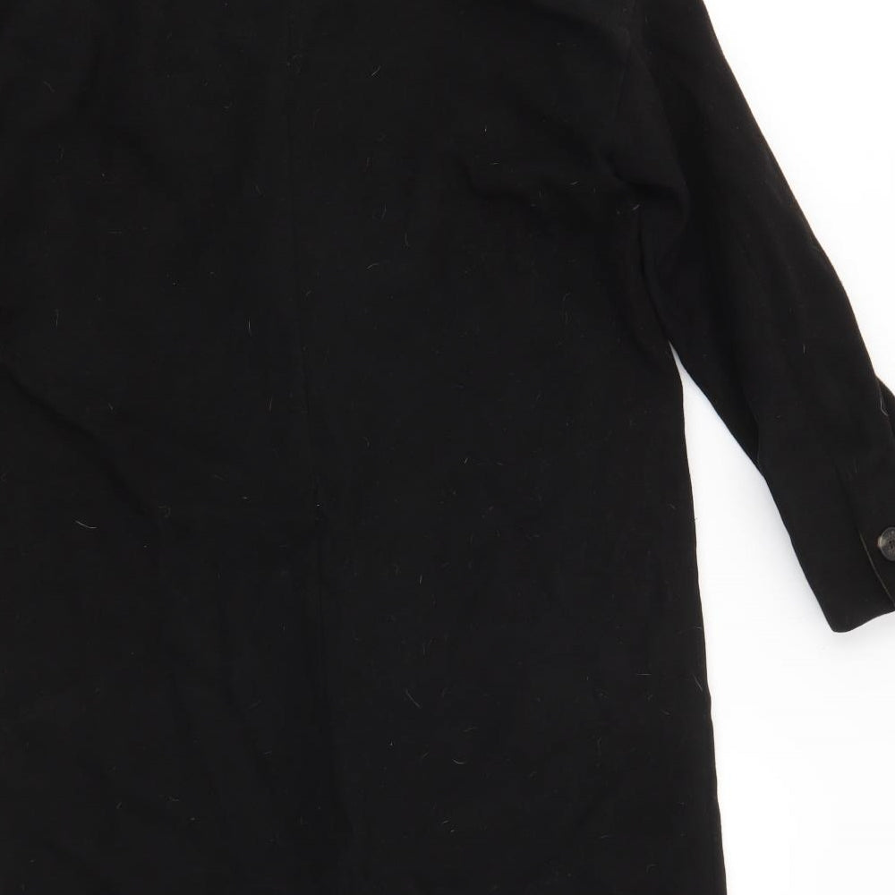 Topshop Womens Black Jacket Coat Size 10