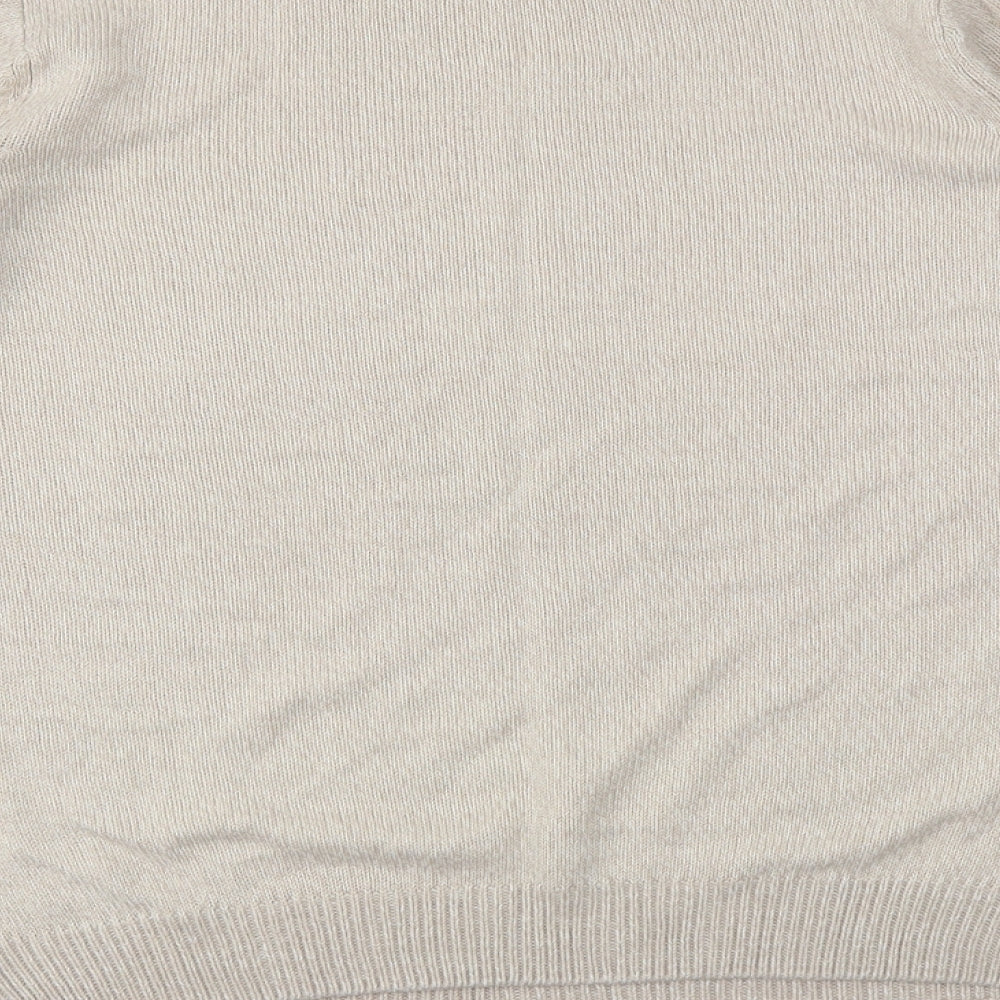 ISLE Womens Beige Pullover Jumper Size S