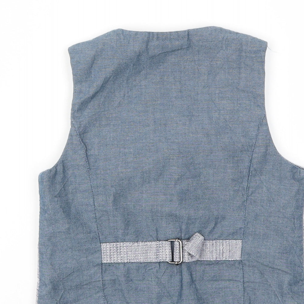 NEXT Boys Blue Basic Jacket Waistcoat Size 3 Years