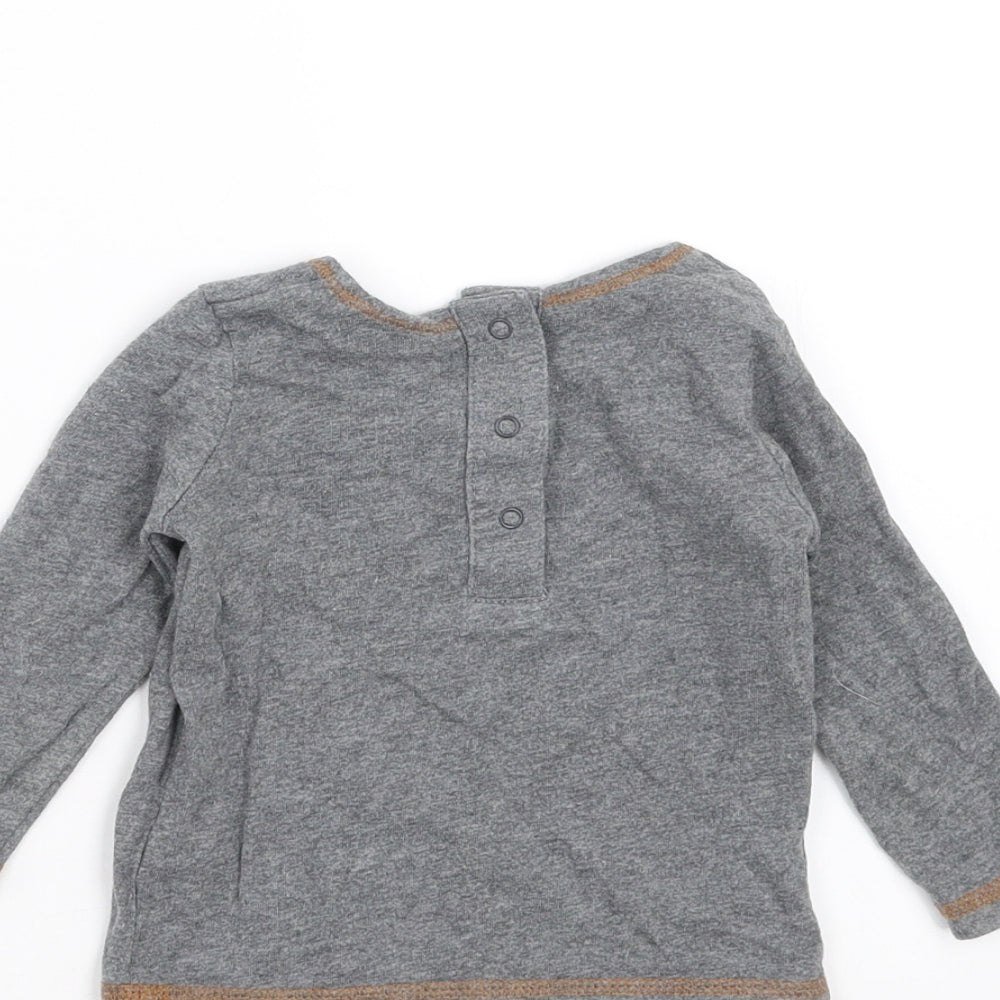 NEXT Baby Grey Basic T-Shirt Size 3-6 Months