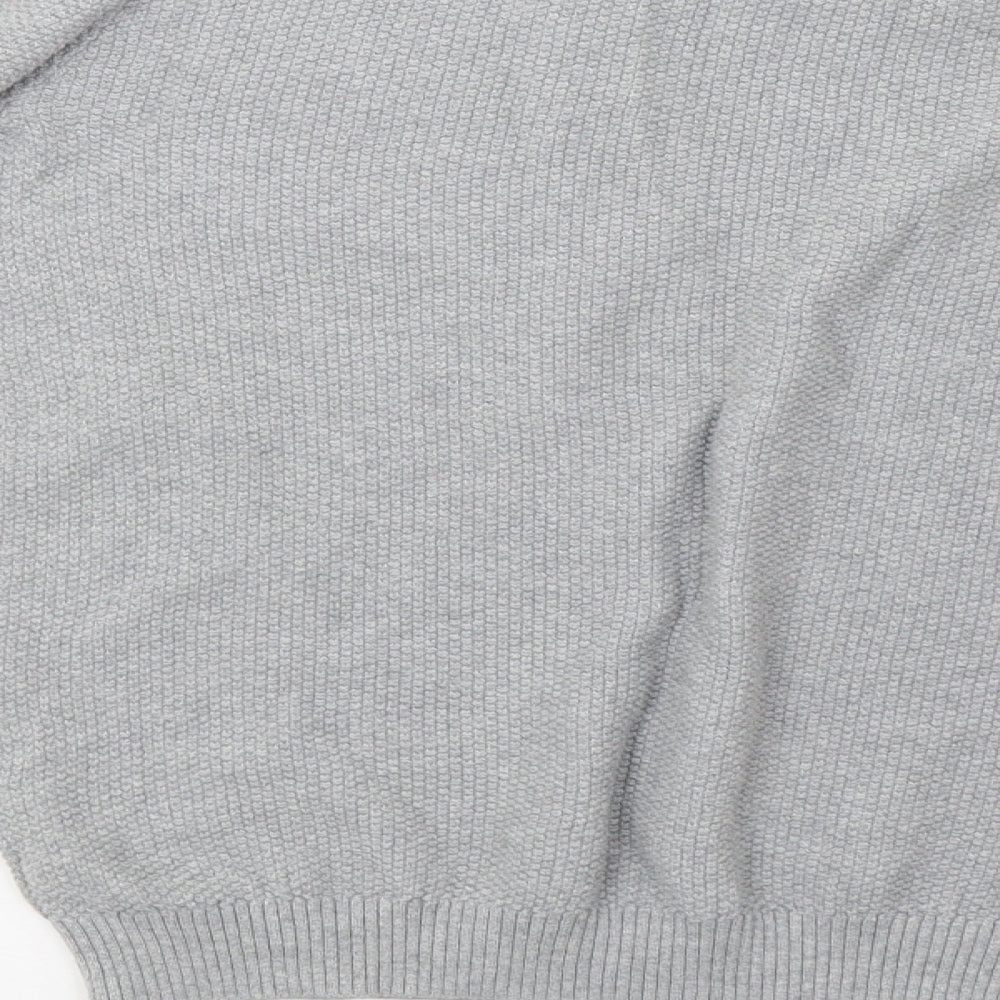 George Boys Grey Knit Pullover Sweatshirt Size 12-13 Years
