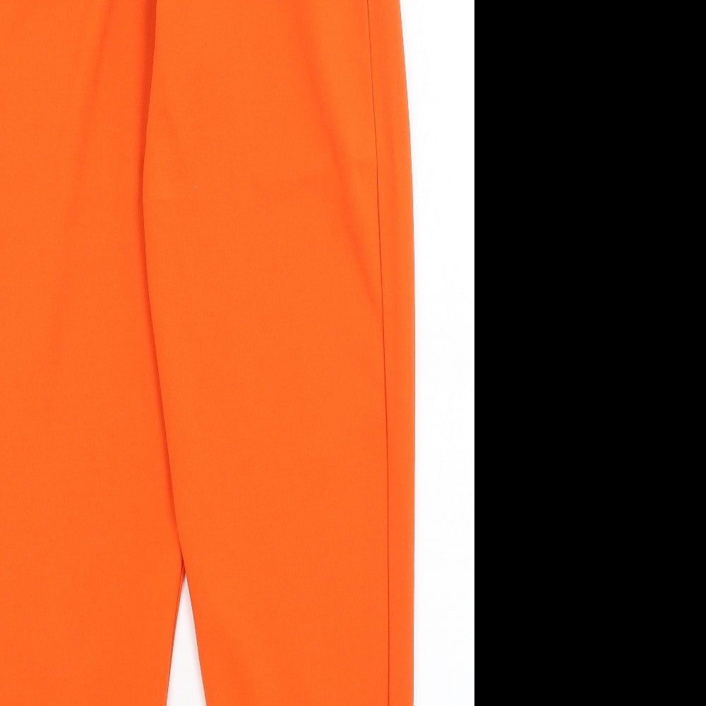 Stylewise Womens Orange Trousers Size S L27 in