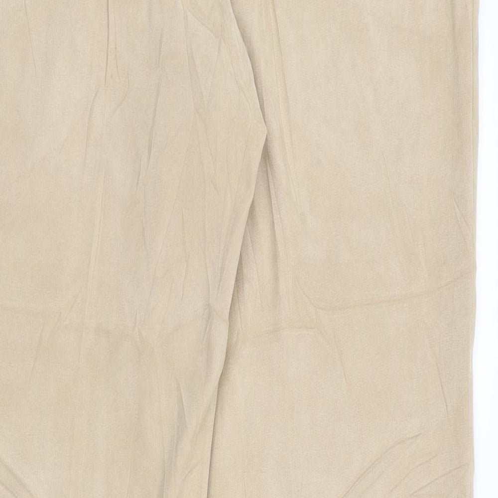 Editions Womens Beige Trousers Size 18 L31 in