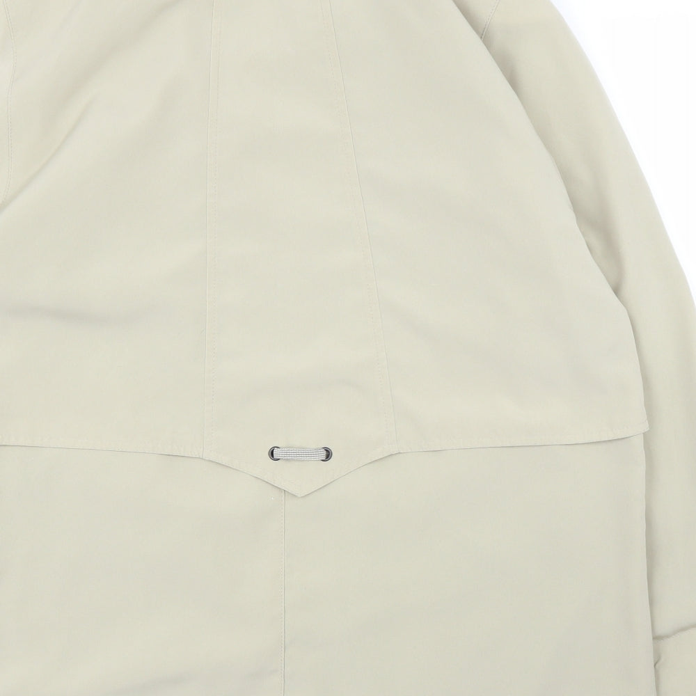 Preworn Womens Beige Parka Coat Size 14