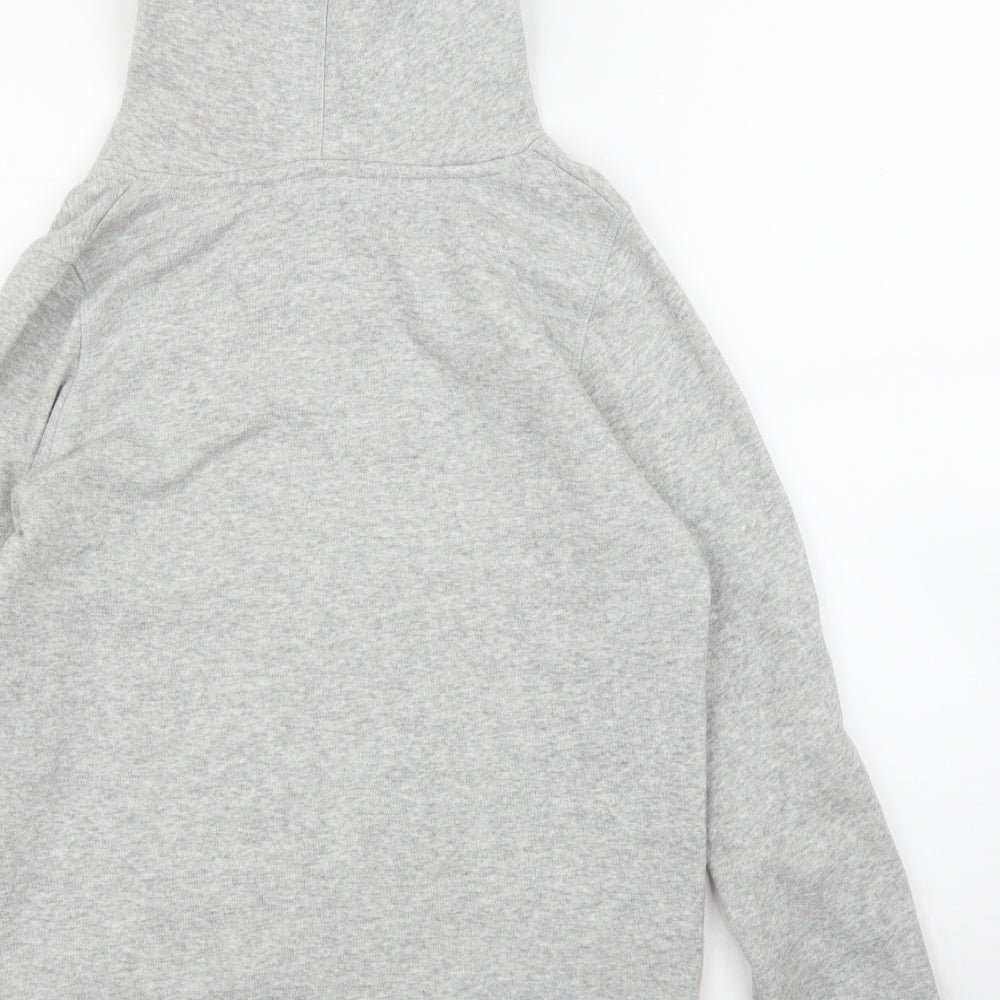 H&M Girls Grey Pullover Hoodie Size 13 Years