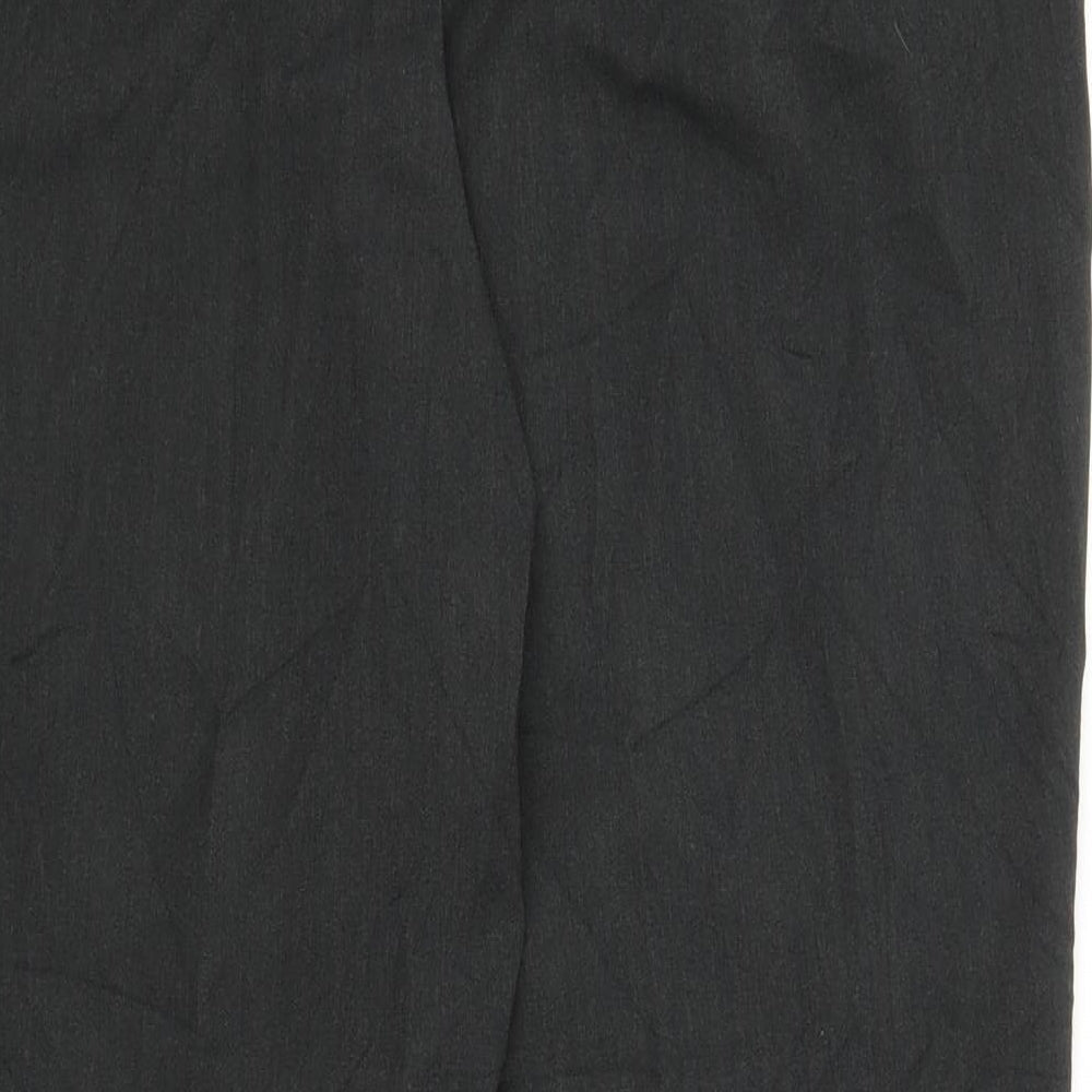 Marks & Spencer Womens Grey Trousers Size 16 L28 in