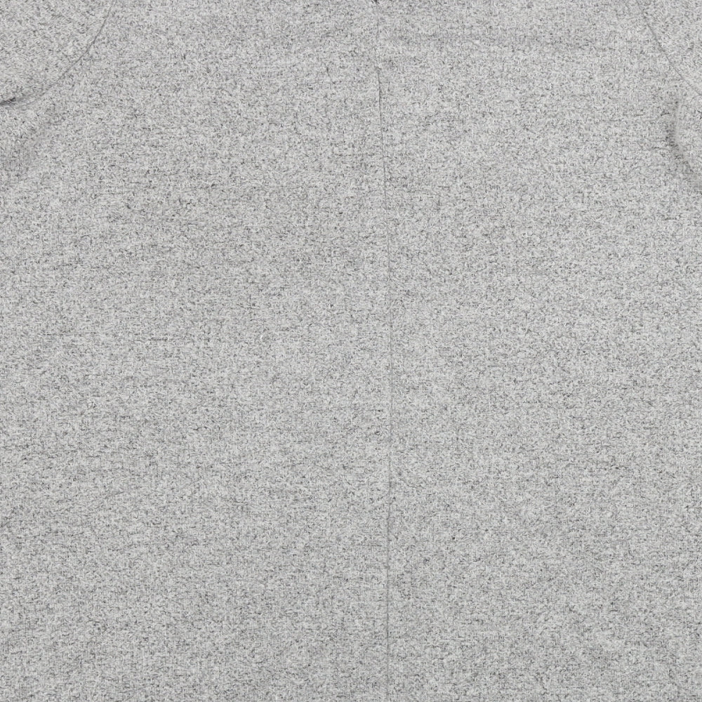 TU Womens Grey Basic Blouse Size 12