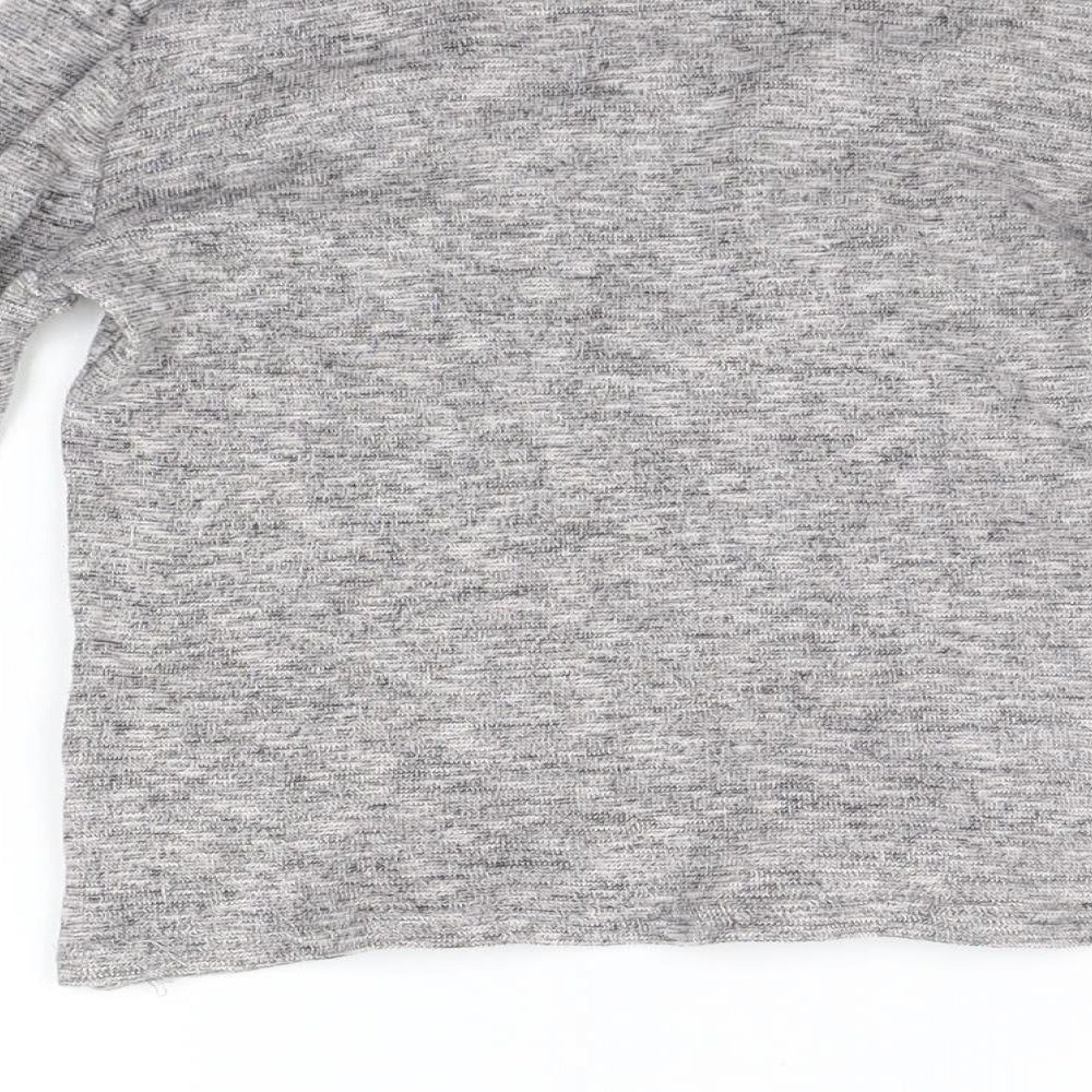 NEXT Girls Grey Basic T-Shirt Size 7 Years