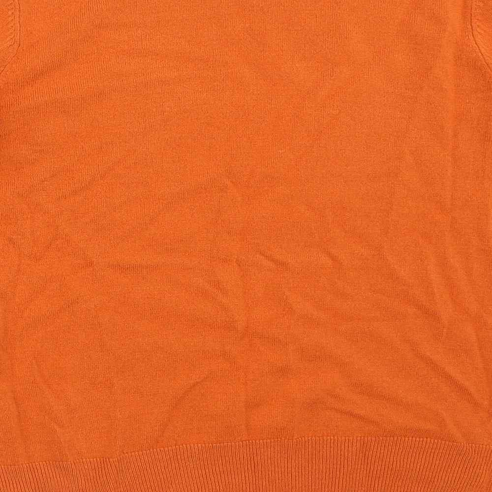 BHS Womens Orange Pullover Jumper Size 12
