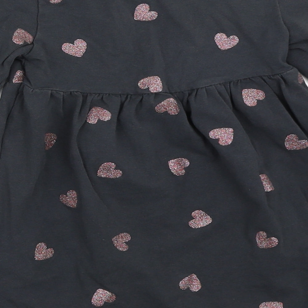 H&M Girls Grey Fit & Flare Size 2 Years