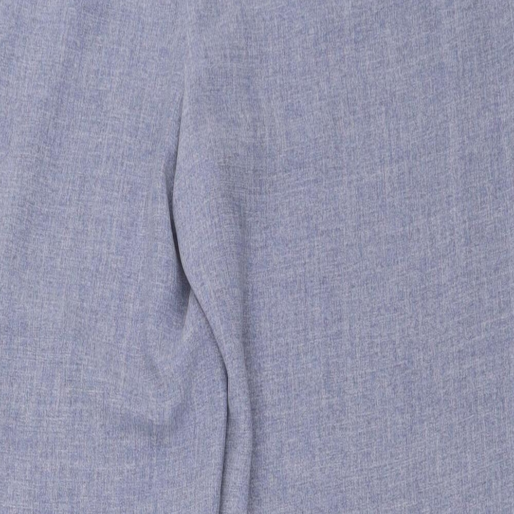 Platinum Womens Blue Trousers Size 14 L27 in