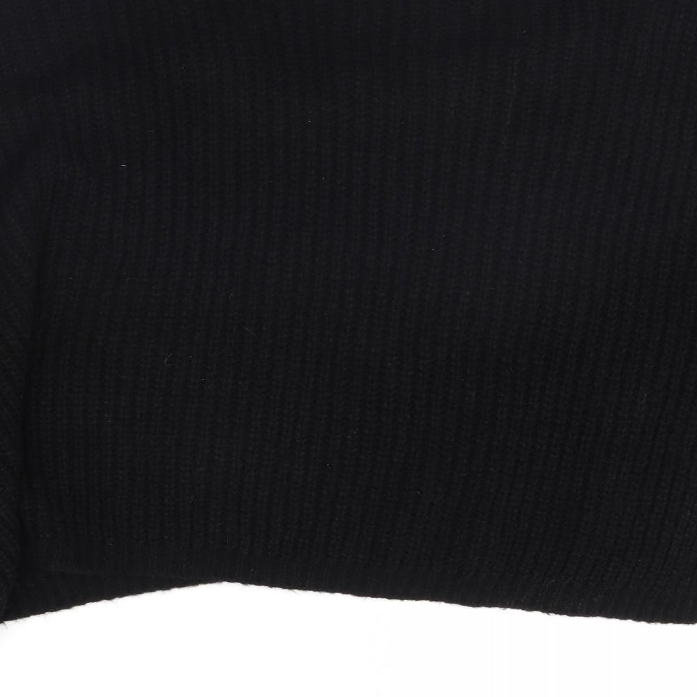 Girl In Mind Womens Black Pullover Jumper Size M