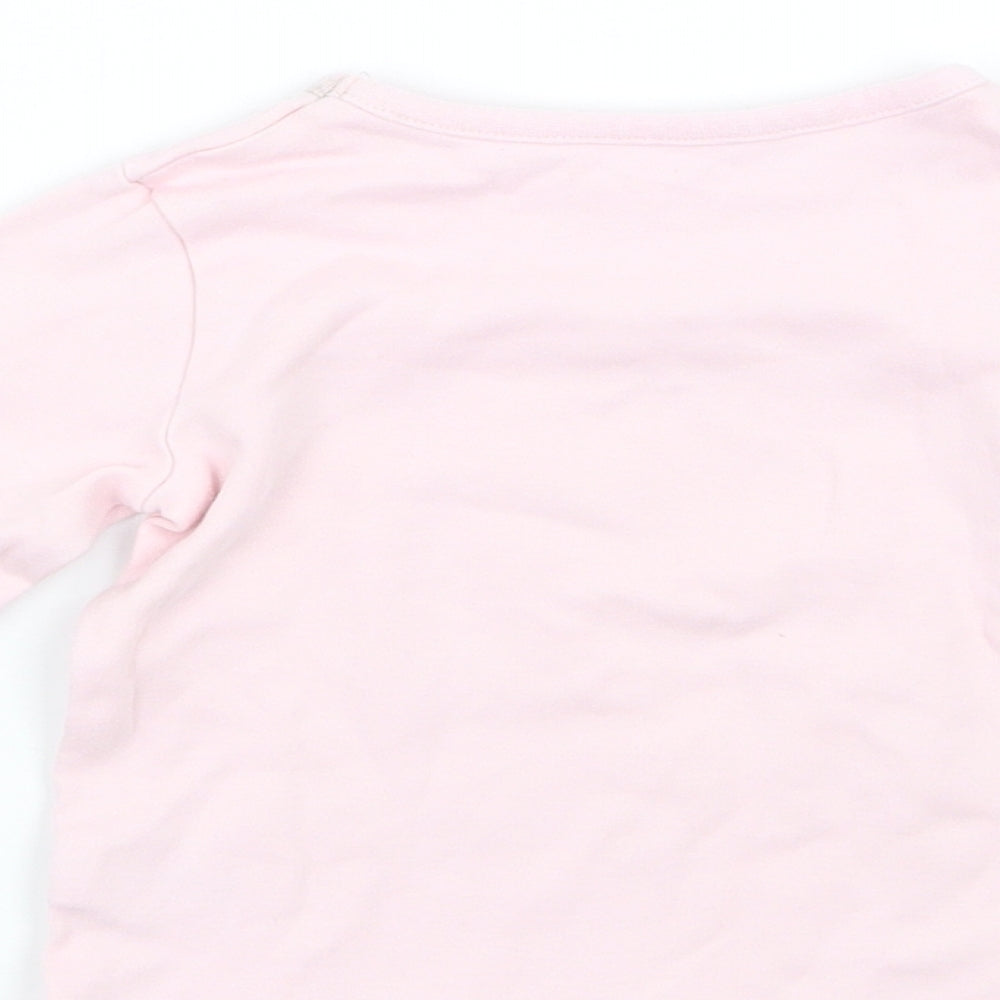 George Girls Pink Basic T-Shirt Size 12-18 Months