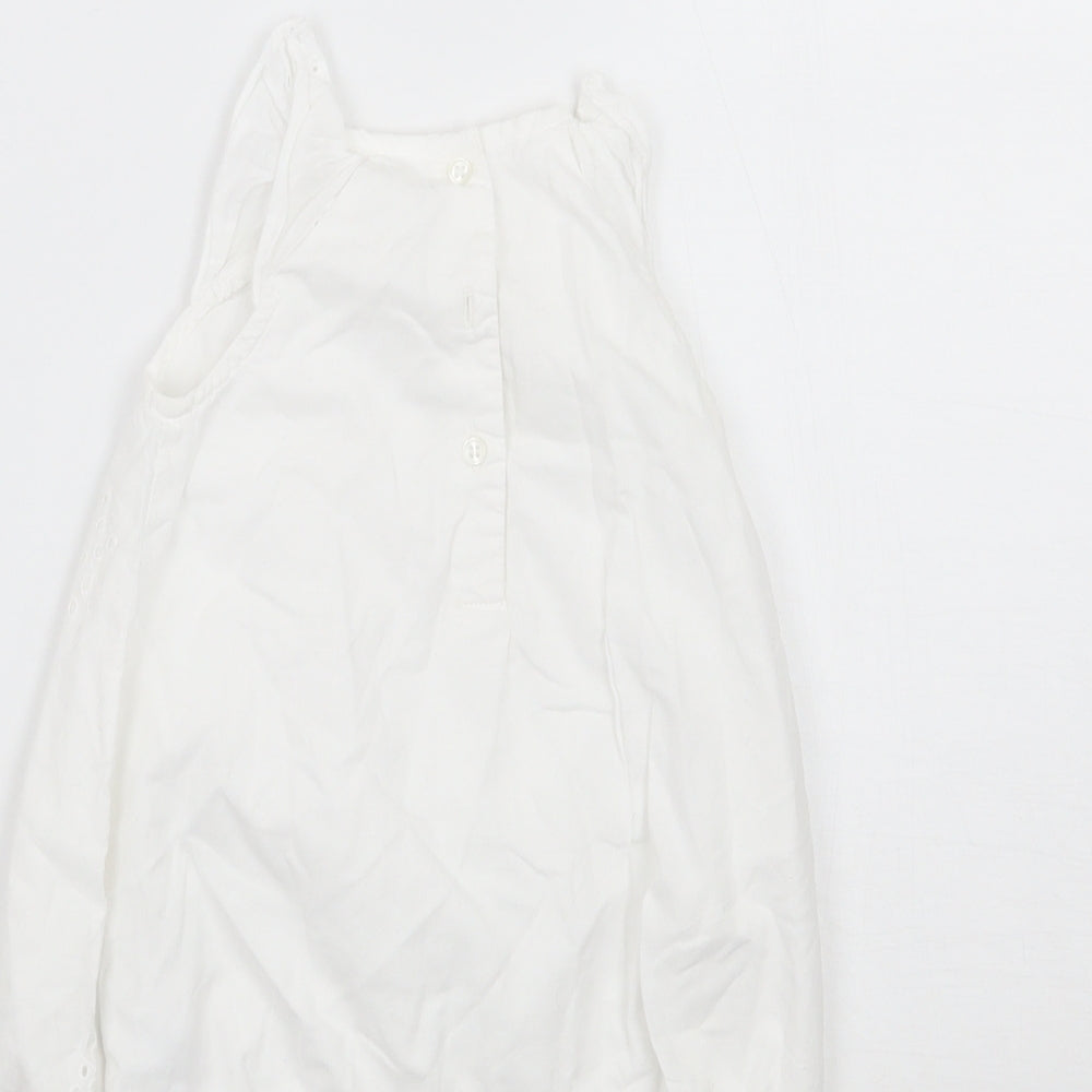 Next Girls White Babygrow One-Piece Size 0-3 Months