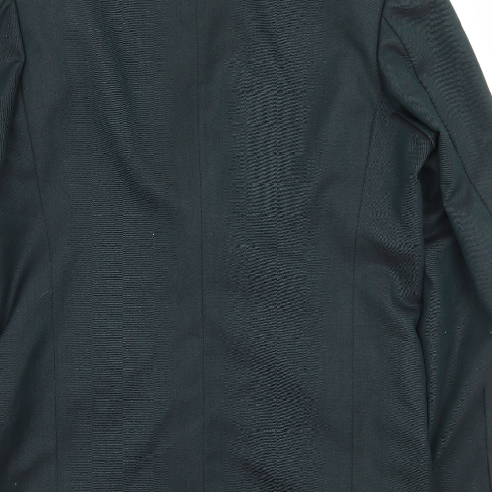 Preworn Mens Green Jacket Suit Jacket Size 36