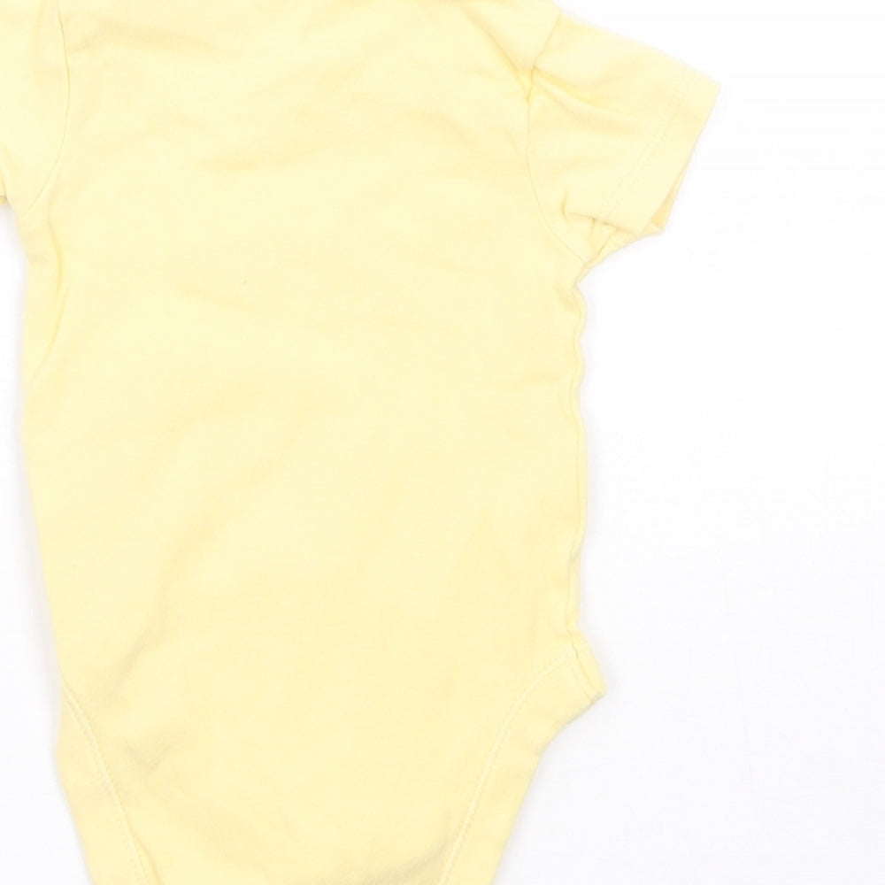 George Girls Yellow Babygrow One-Piece Size 0-3 Months