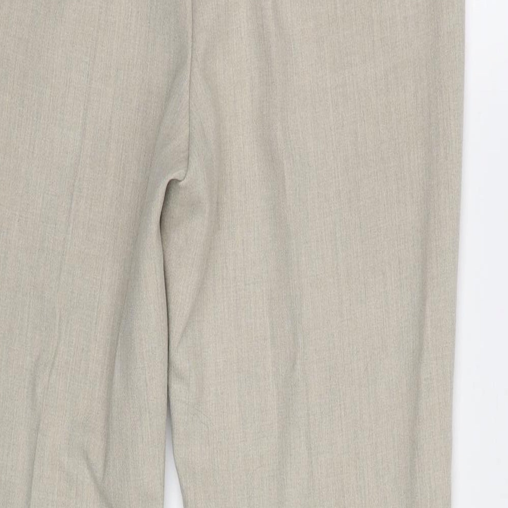 Marks & Spencer Womens Beige Dress Pants Trousers Size 10 L27 in