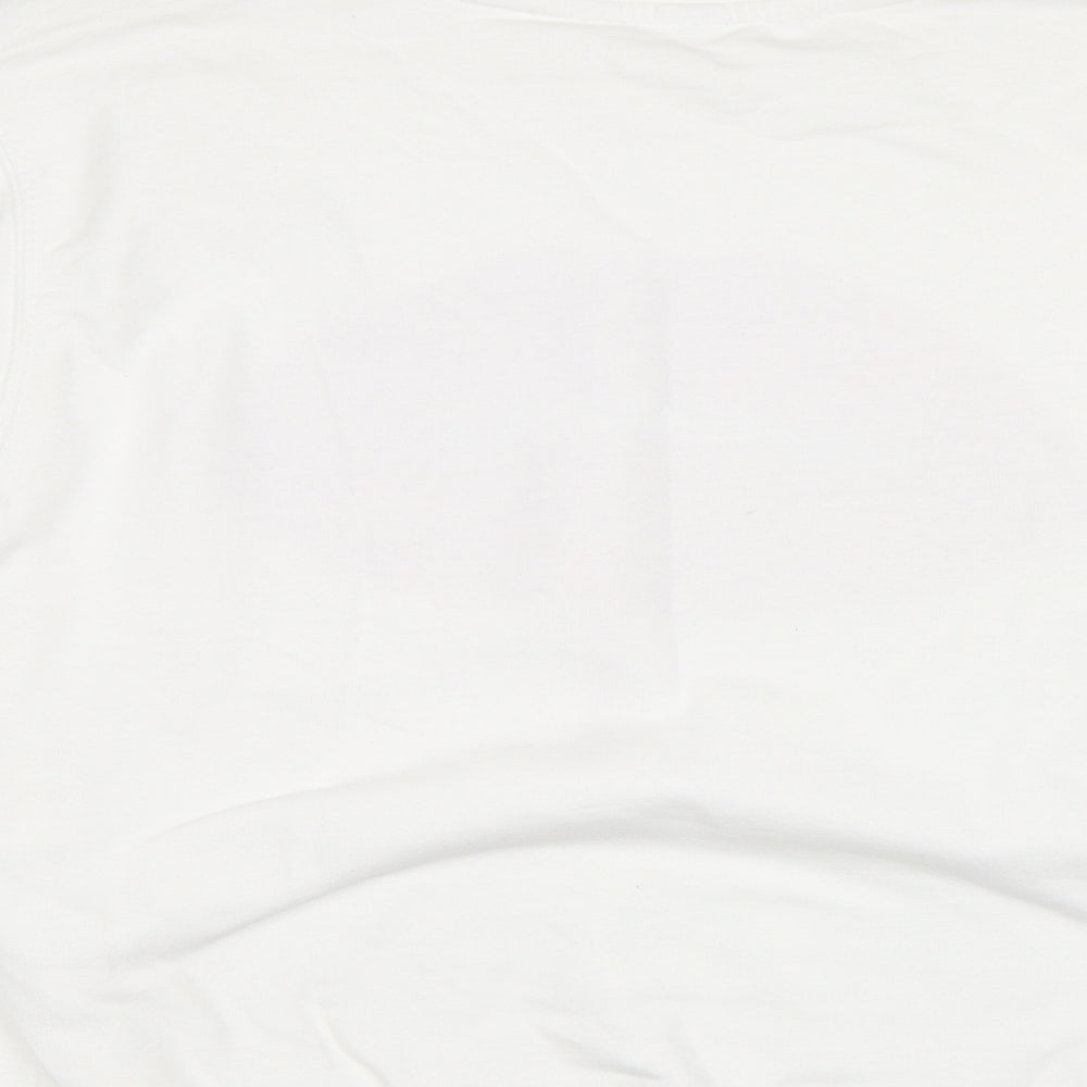 Preworn Womens White Pullover Sweatshirt Size M - Lips