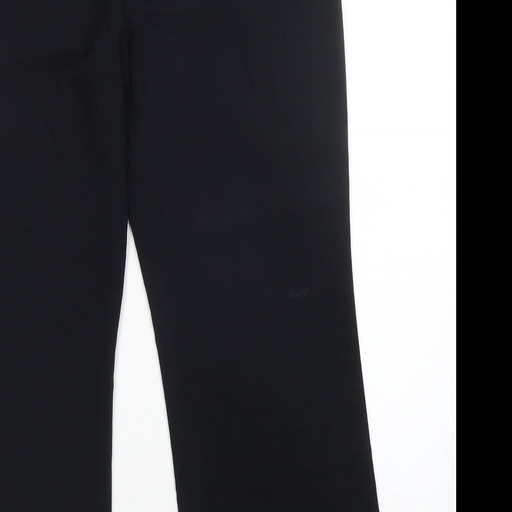 Marks & Spencer Womens Black Trousers Size 14 L28 in