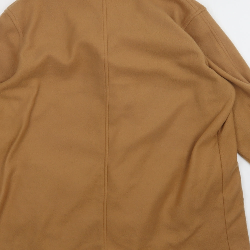 Damart Womens Brown Overcoat Coatigan