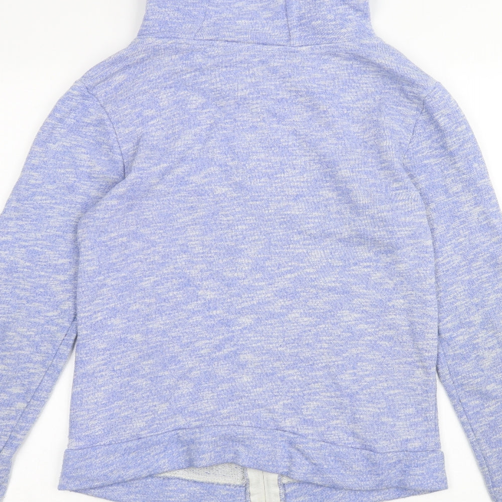 Atmosphere Womens Blue Full Zip Hoodie Size 8