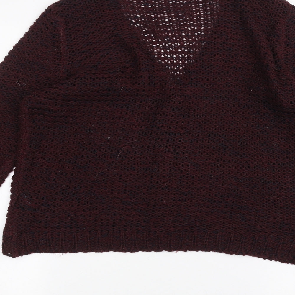 Dorothy Perkins Womens Red Jacket Coatigan Size 14