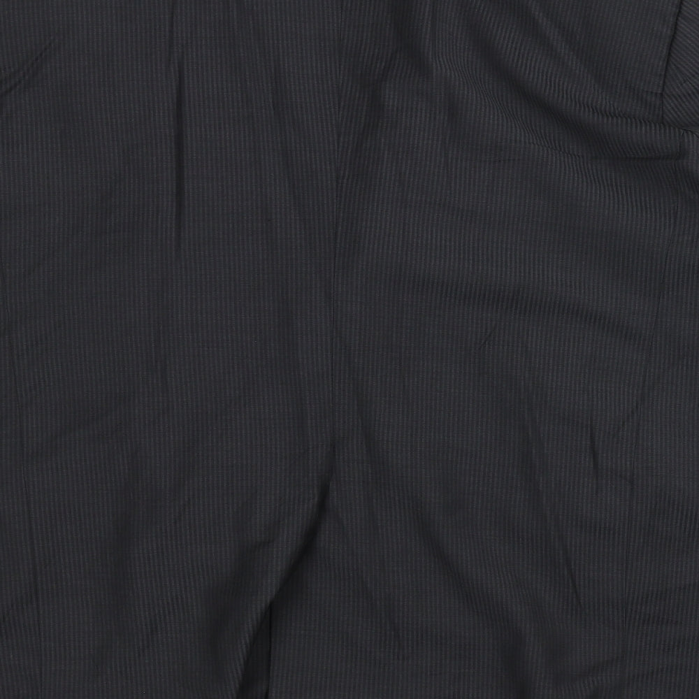 Preworn Mens Black Jacket Suit Jacket Size 40