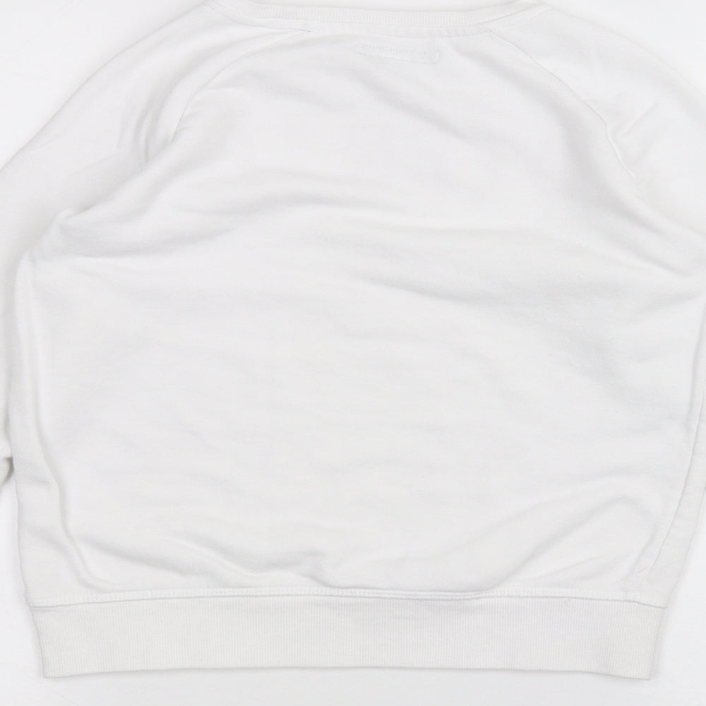 Primark Girls White Pullover Jumper Size 11-12 Years