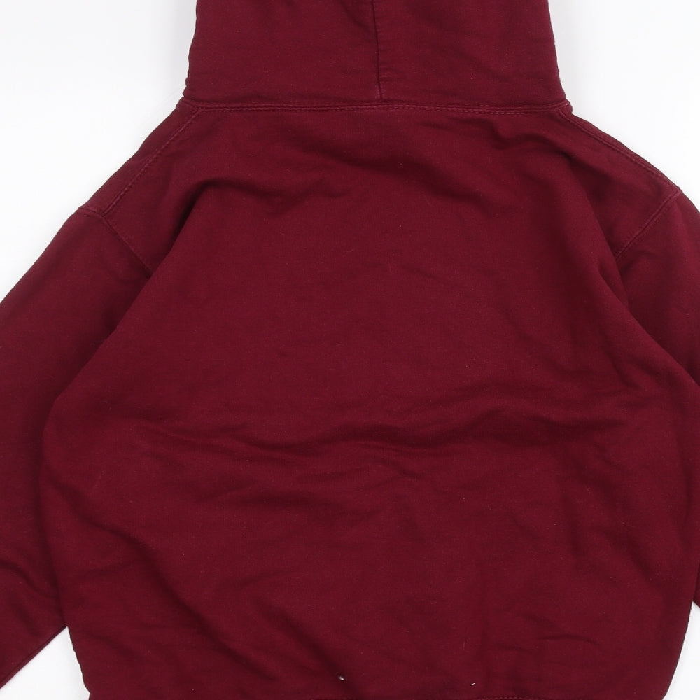 Just hoods Womens Red Pullover Hoodie Size S