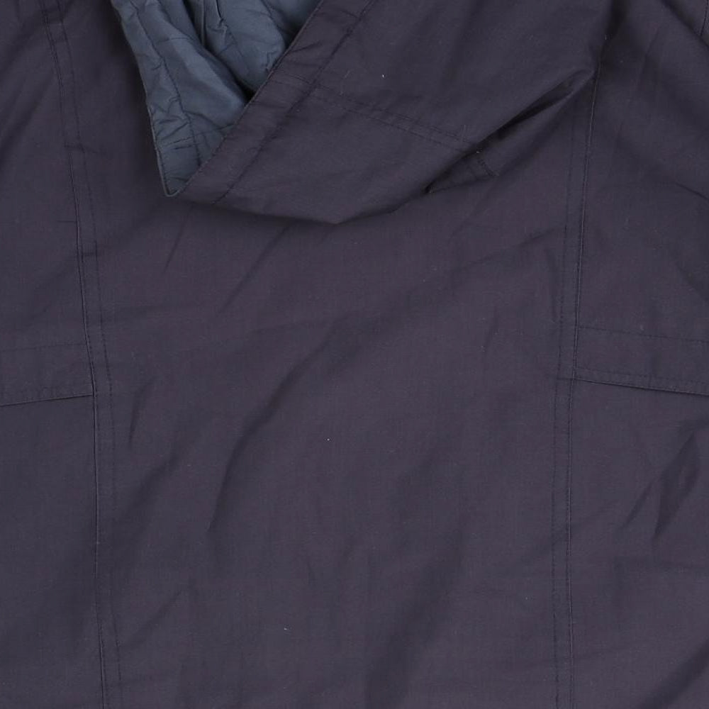 Telemac Womens Purple Coat Size 10