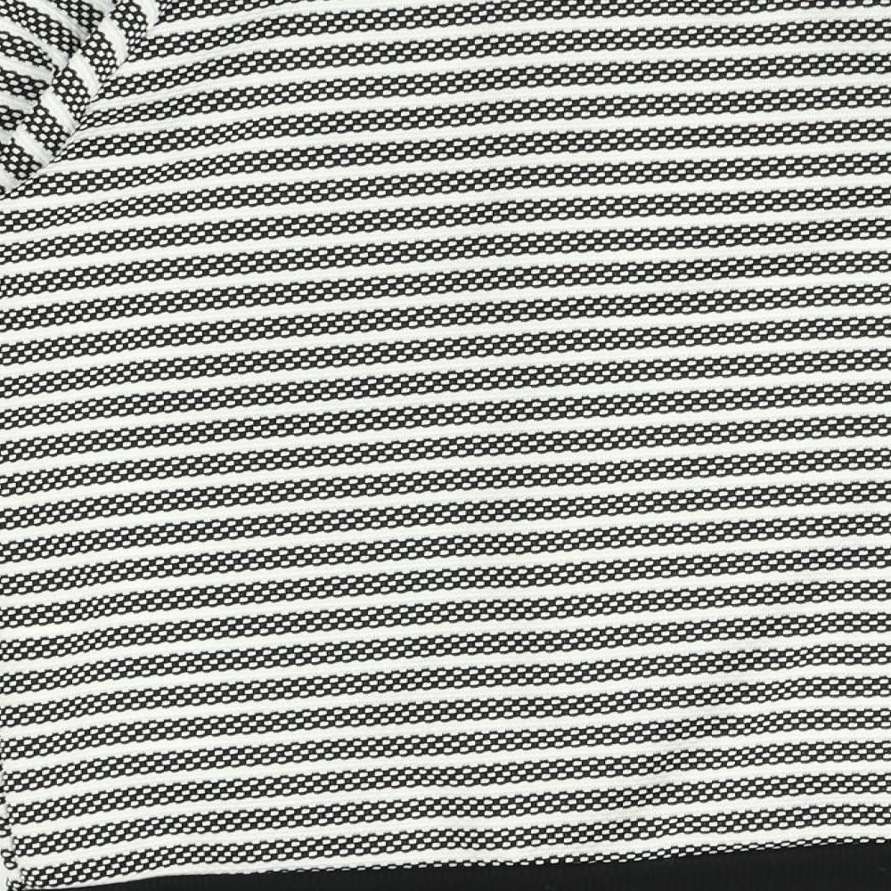Daisy Street Womens Multicoloured Striped Hoodie Size 6