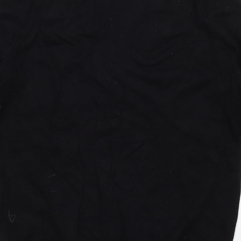 Marks Womens Black Knit Pullover Jumper Size 10