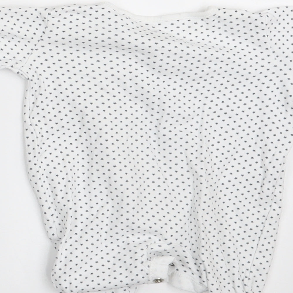 Next Baby White Polka Dot Coverall One-Piece Size 0-3 Months - Up to 1 month