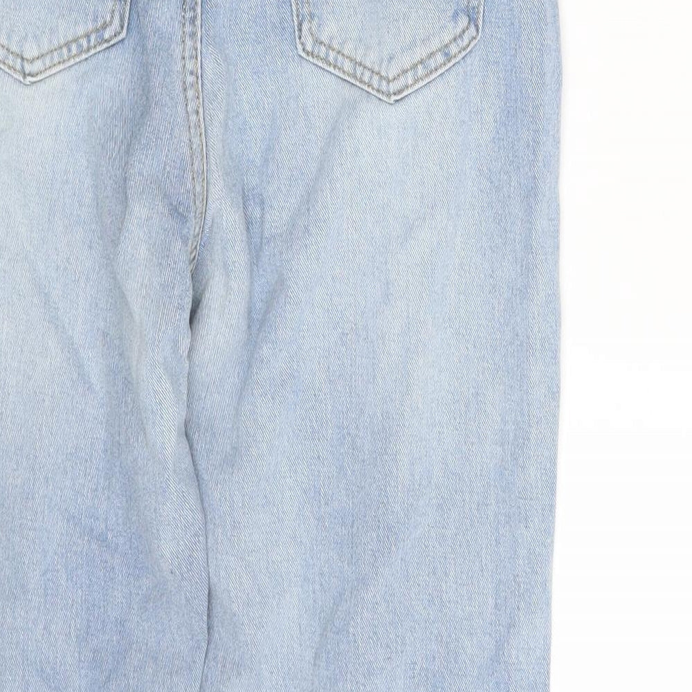SheIn Womens Blue Denim Straight Jeans Size S L24 in
