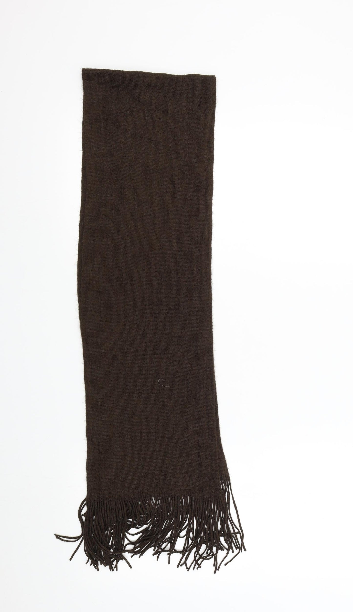 Preworn Unisex Brown Scarf