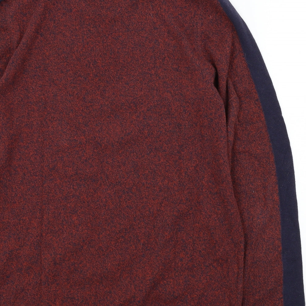 Marks & Spencer Mens Red Pullover Jumper Size M